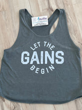 Load image into Gallery viewer, Let the gains begin Tshirt
