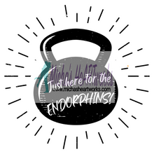 Load image into Gallery viewer, Here for the Endorphins Tshirt