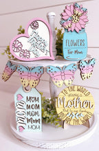 Load image into Gallery viewer, Laser Cut Tiered Tray Decor for Paint Parties