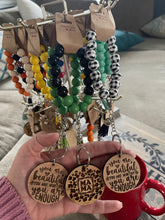 Load image into Gallery viewer, Laser Cut Wristlet Keychains