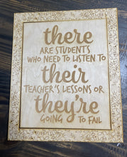 Load image into Gallery viewer, There Their and They’re Laser Cut Classroom Sign