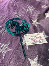 Load image into Gallery viewer, Laser Cut Acrylic Cake Toppers