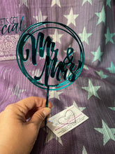 Load image into Gallery viewer, Laser Cut Acrylic Cake Toppers