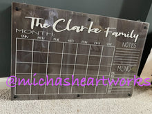 Load image into Gallery viewer, Shiplap and laser cut acrylic calendar