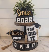 Load image into Gallery viewer, Laser Cut Tiered Tray Decor  for Paint Parties
