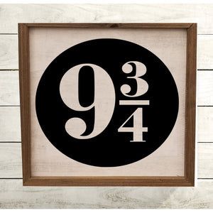 9 3/4 LOVE Sign