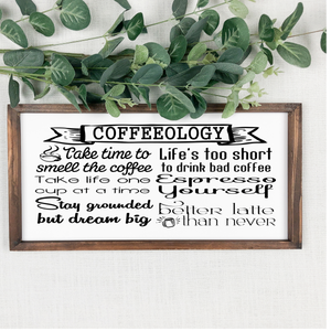 Coffeeology Sign