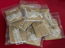 Load image into Gallery viewer, Laser cut acrylic earrings
