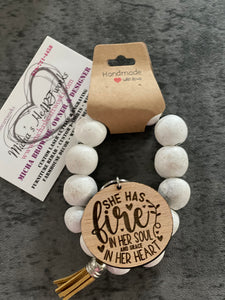 Laser Cut Wristlet Keychains
